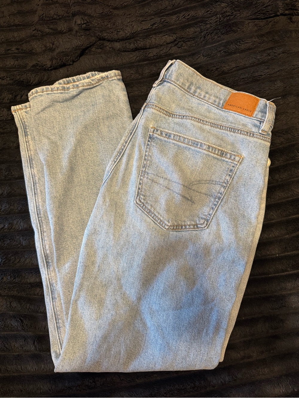American Eagle Outfitters Light Wash Straight Leg Jeans